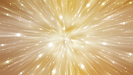 abstract gold background. explosion star.