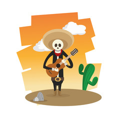 Mexican culture design 