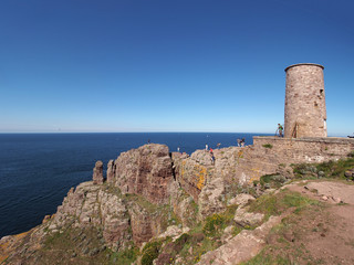 Fototapeta na wymiar Cap Fréhel - Leuchtturm und drum herum