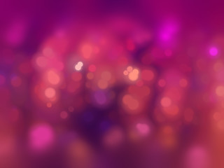 Bokeh light, shimmering blur spot lights on pink abstract 
