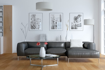 helles modernes Wohnzimmer
