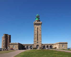 Fototapeta premium Cap Fréhel - Leuchtturm und drum herum