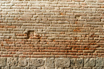 Muro di mattoni, trama texture sfondo