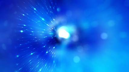 abstract blue background. explosion star.