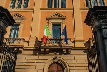 Facciata palazzo signorile, centro storico