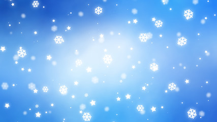 Christmas blue background. the winter background