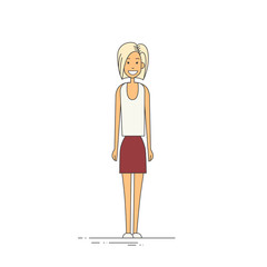 Young Girl Hipster Casual Clothes Full Length