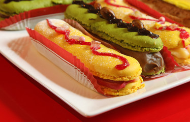 Eclairs aux fruits