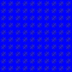 Golden blue pattern. Seamless golden stars ornament against the blue backdrop. Made by means of openclipart.org element.