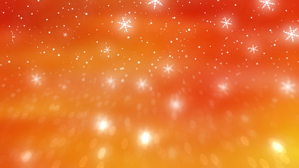 Christmas orange background. The winter background