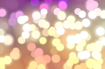 Obraz premium Bokeh light, shimmering blur spot lights on vintage abstract 