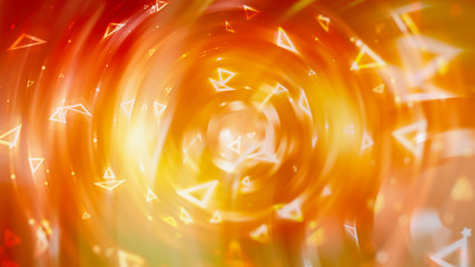 Orange abstract background holidays lights in motion blur image