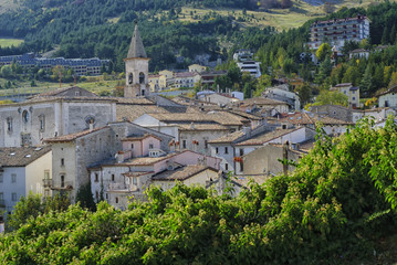 Pescocostanzo piccolo paese dell'abruzzo