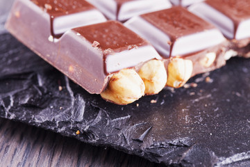 Chocolate with nuts