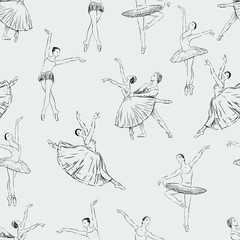 ballet dancers pattern © Amili