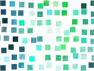 abstract background. blue and green mosaic