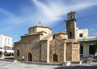 The symbol of the city of Kalamata - The Church of St. Apostles