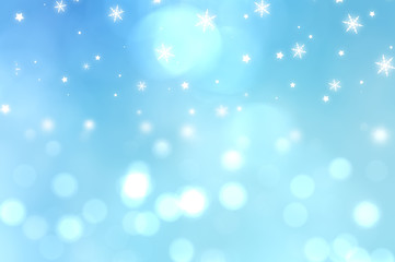 Christmas blue background. the winter background