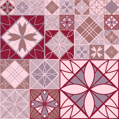 seamless pink patchwork  background 