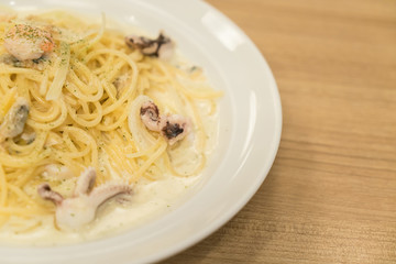 seafood spaghetti