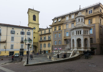 Obraz na płótnie Canvas Fountain La Bollente in Acqui Terme