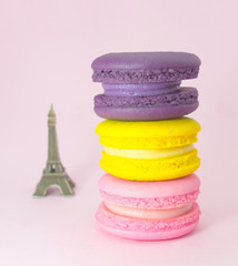 macarons and Eiffel Tower