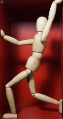 Wooden mannequin