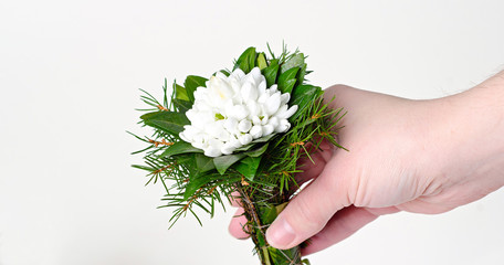 snowdrop flower bouquet