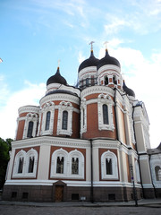 Fototapeta na wymiar Alexander Nevsky Cathedral in Tallinn.