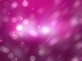 Bokeh light, shimmering blur spot lights on pink abstract backgr