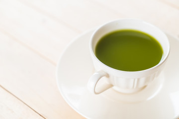 hot matcha