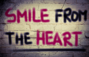 Smile From The Heart Concept