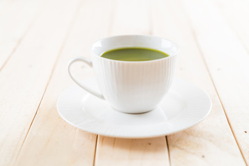 hot matcha