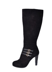 Woman boots isolated on the white background