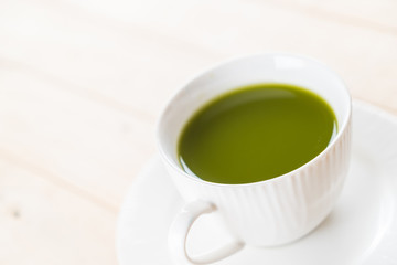hot matcha