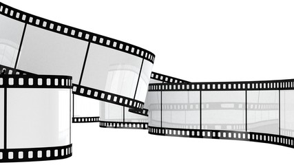 Filmstrip  isolated on white