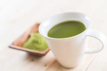 hot matcha