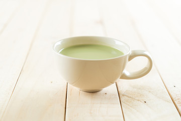 hot matcha latte