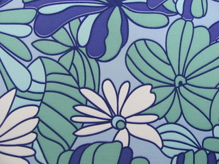 Blüten in blau und weiß