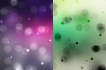 Bokeh light, shimmering blur spot lights on pink abstract backgr