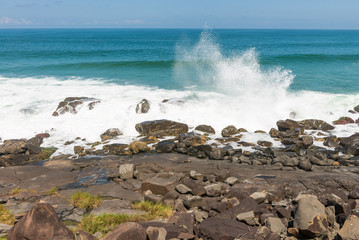 Armacao beach in Florianopolis, Santa Catarina, Brazil.
