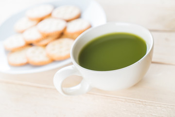 hot matcha