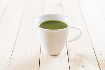 hot matcha