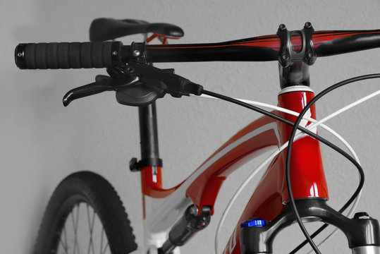 of mountain bike handlebar