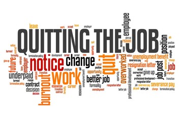 Quitting the job