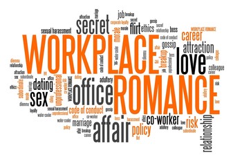 Fototapeta premium Workplace romance