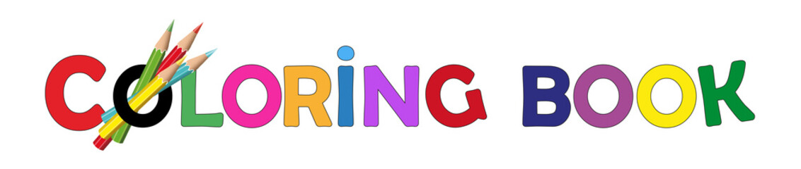 Coloring Book Beschriftung
Vektor illustration isoliert auf weiß
