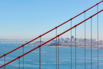 Golden Gate bridge in San Francisco, California, USA