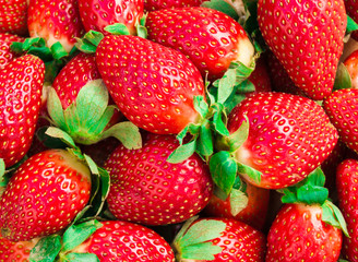 Fresh Strawberry Background photo natural berries