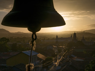 Bell in the Sunset